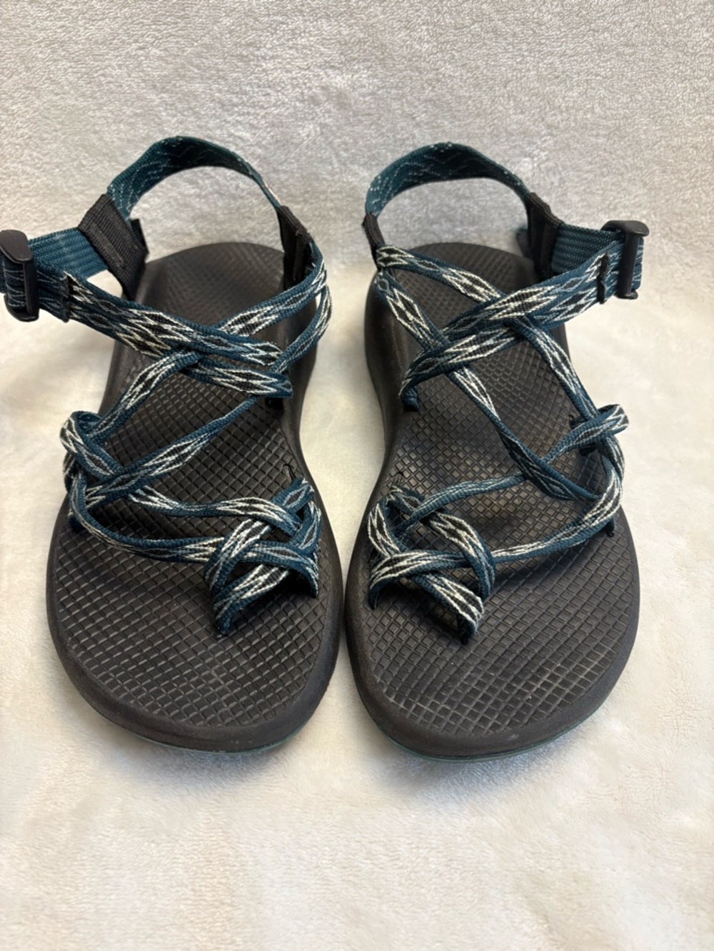 Chaco Women's Teal and Black Outdoors Sandals Sz:8